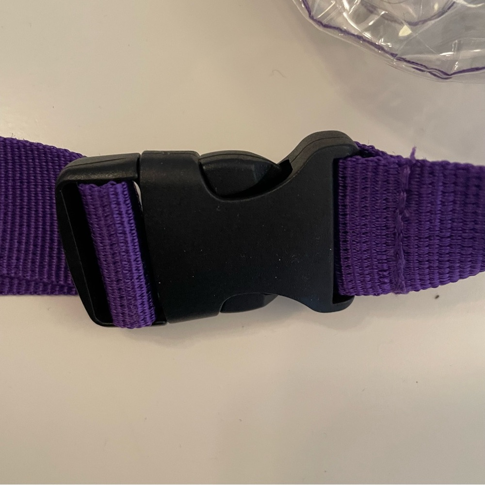 Clear and Purple Stadium Approved Fanny Pack Bag-UW Whitewater - Picture 6 of 8